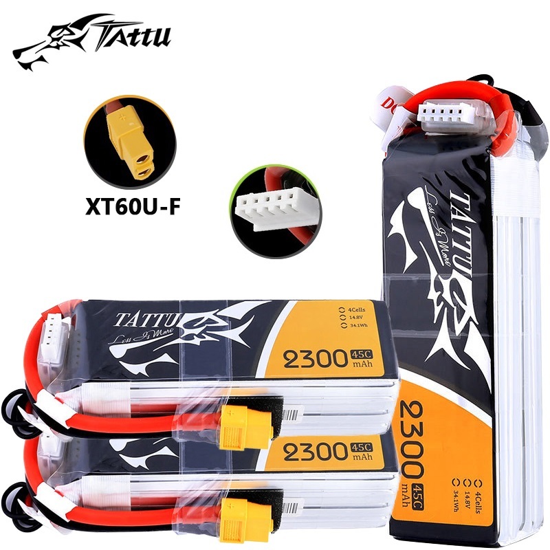 Drone Zll Rc - Upgrade TATTU 2300mAh 4S 14.8V 45C