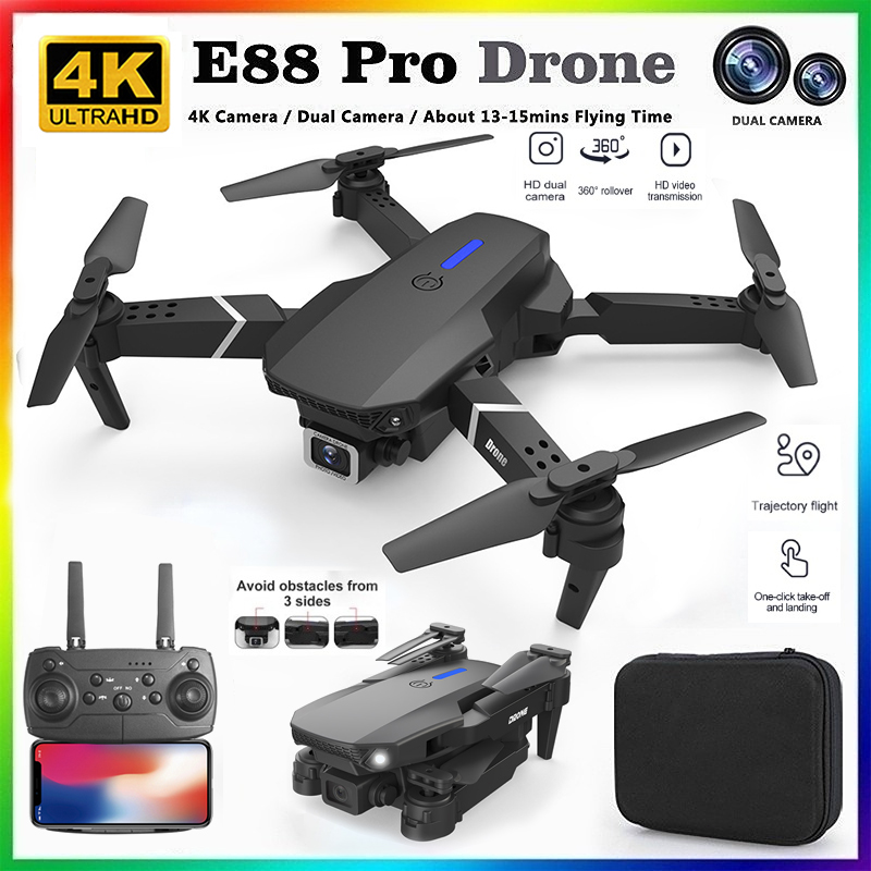 Drone E88Pro Rc 4K - 2026 NEW E88 Professional HD 4K