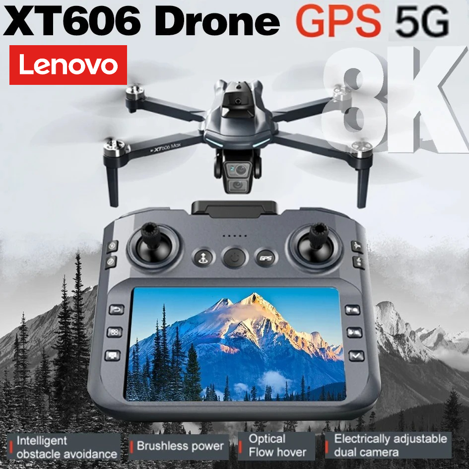 Drone E88Pro Rc 4K - Lenovo XT606 Drone Professional 8K HD