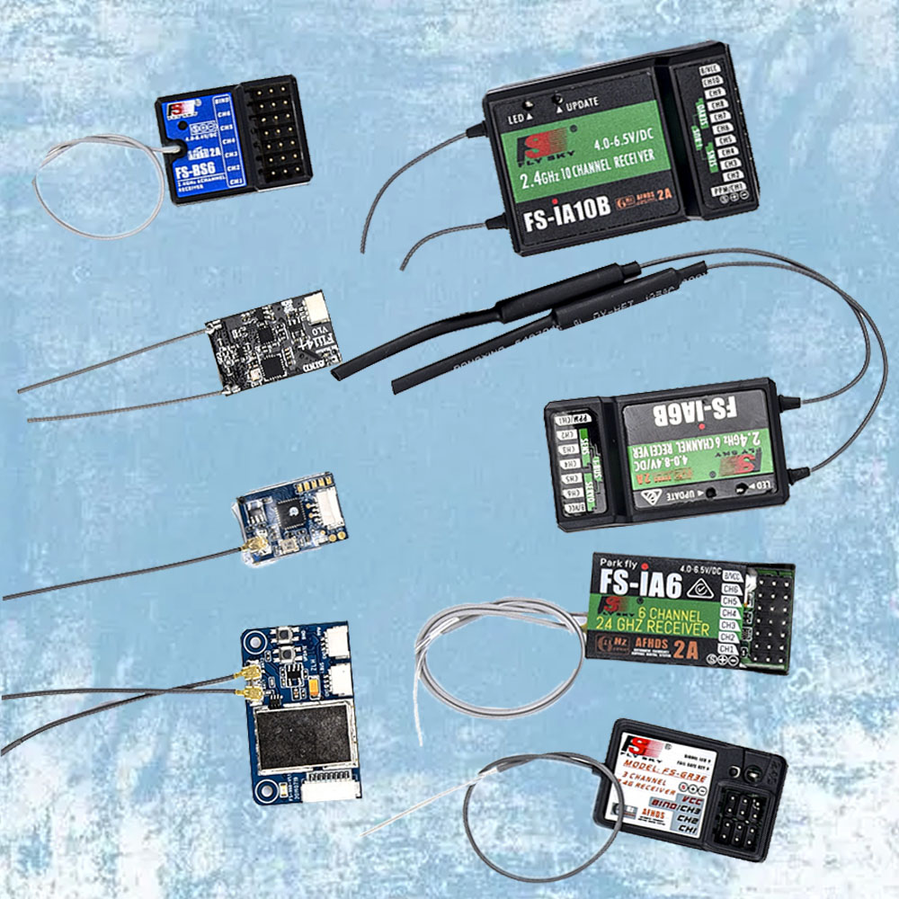 Drone Rc Parts - Flysky RC Receiver FS-IA6 IA6B IA10B