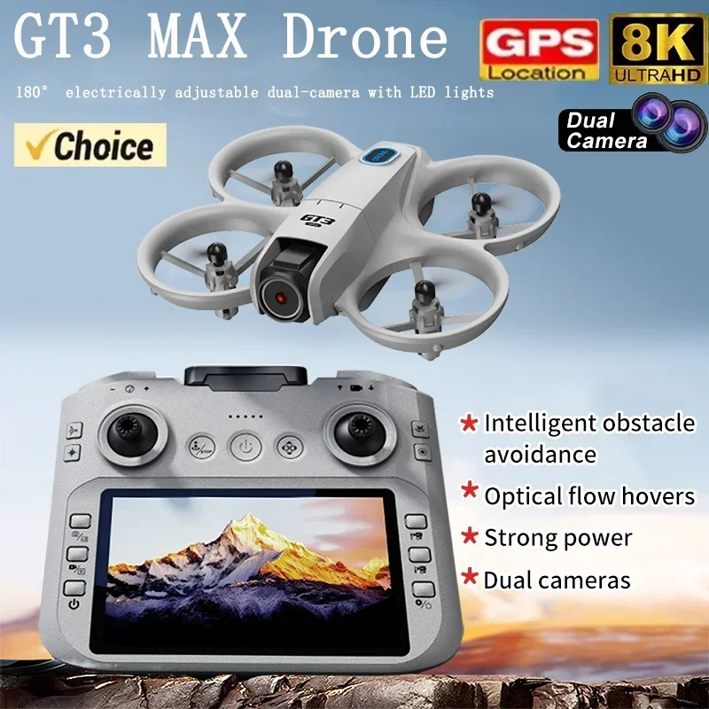 Drone E88Pro Rc 4K - 2026 NEW GT3 Mini With LED
