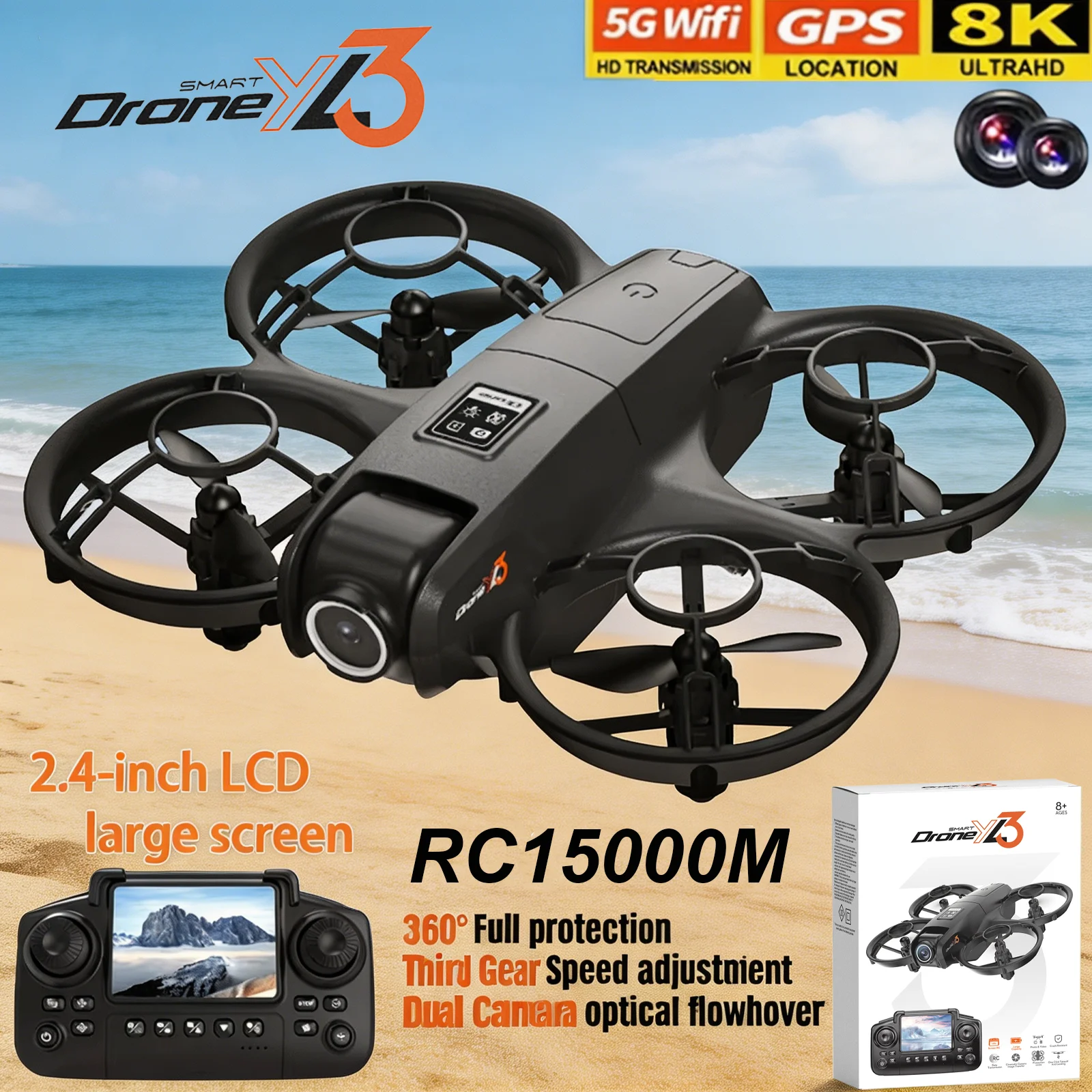 Drone E88Pro Rc 4K - New YL3 RC Drone 8K 1080P