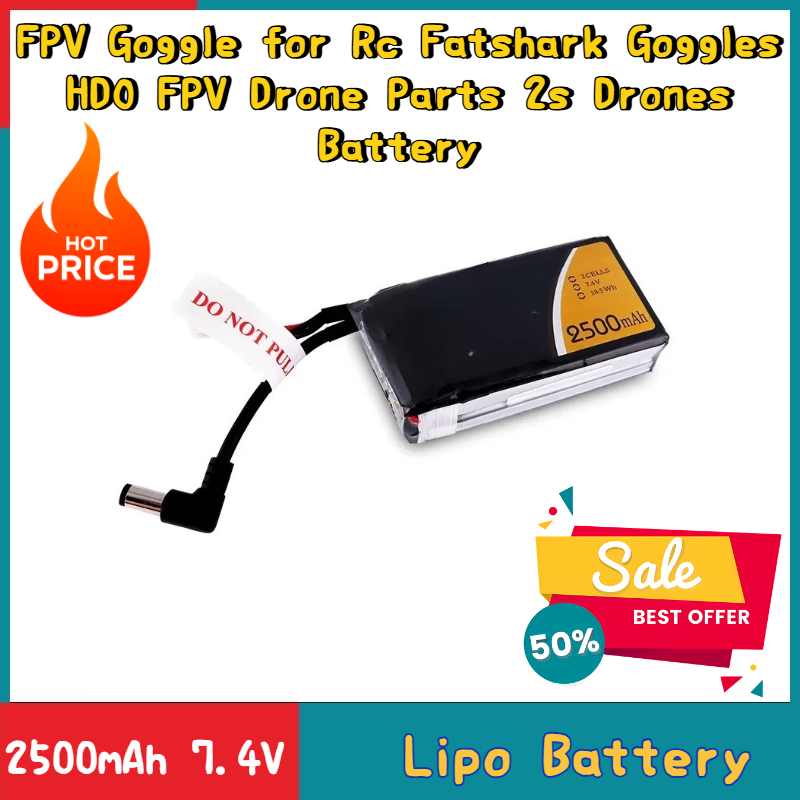 Drone Zll Rc - 2500mAh 7.4V Upgrade 1C Lipo Battery