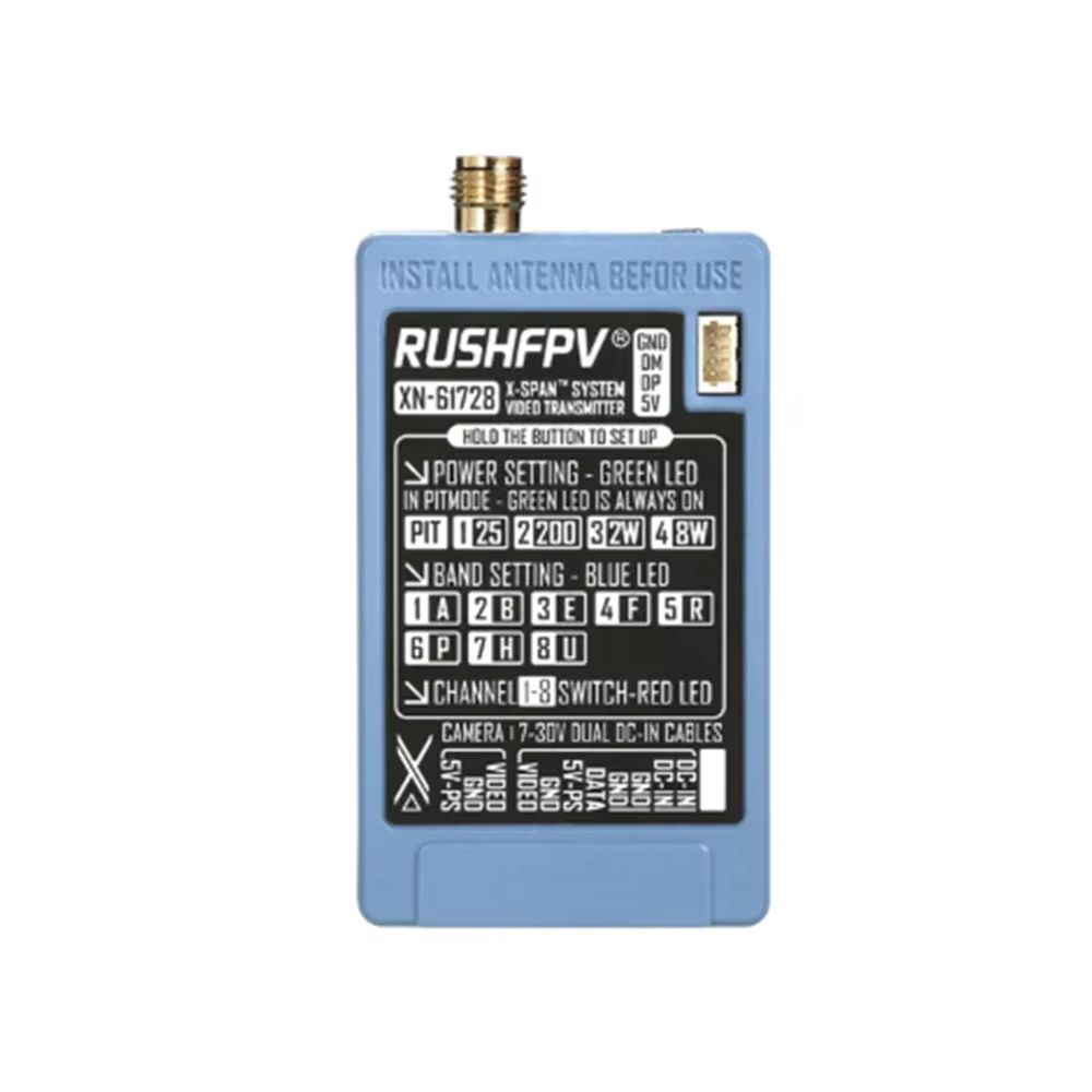 RUSHFPV 6.1‑7.2G 8W X61728 VTX - Fpv Antenna Receiver review and price