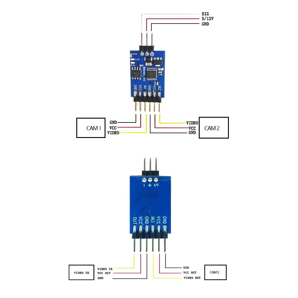 5.8G 3 Channel Video Switcher  - Drone With Rc Remote review and price