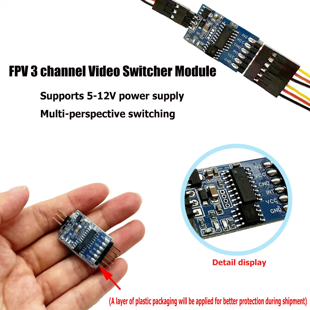 5.8G 3 Channel Video Switcher  - Drone With Rc Remote review and price