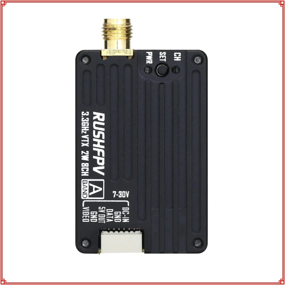 2026 New RUSHFPV 3.3G 2W VTX T - Fpv Antenna Receiver review and price