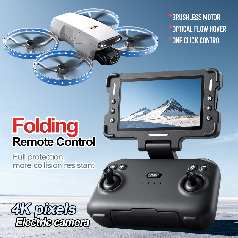 M6s Folding Drone with Screen  - Drone Rc Folding review and price