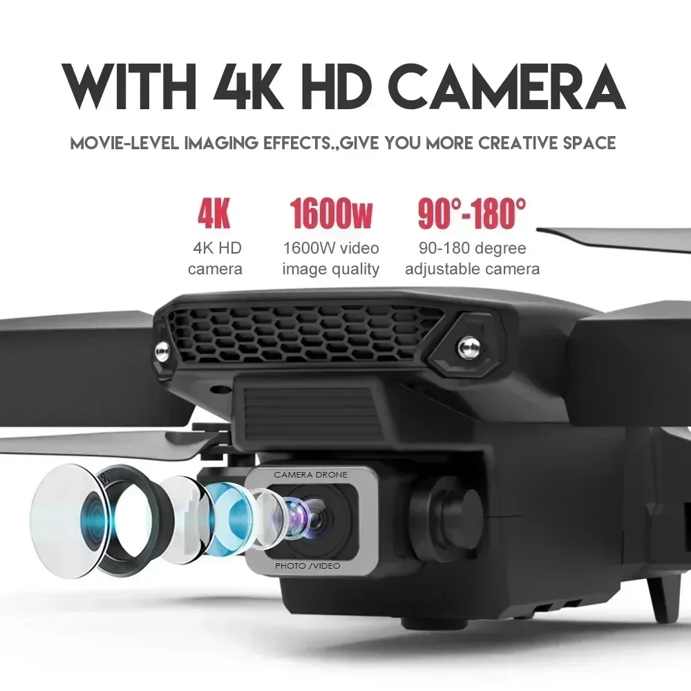 E88 Pro WIFI FPV Drone Wide An - Drone E88Pro Rc 4K review and price