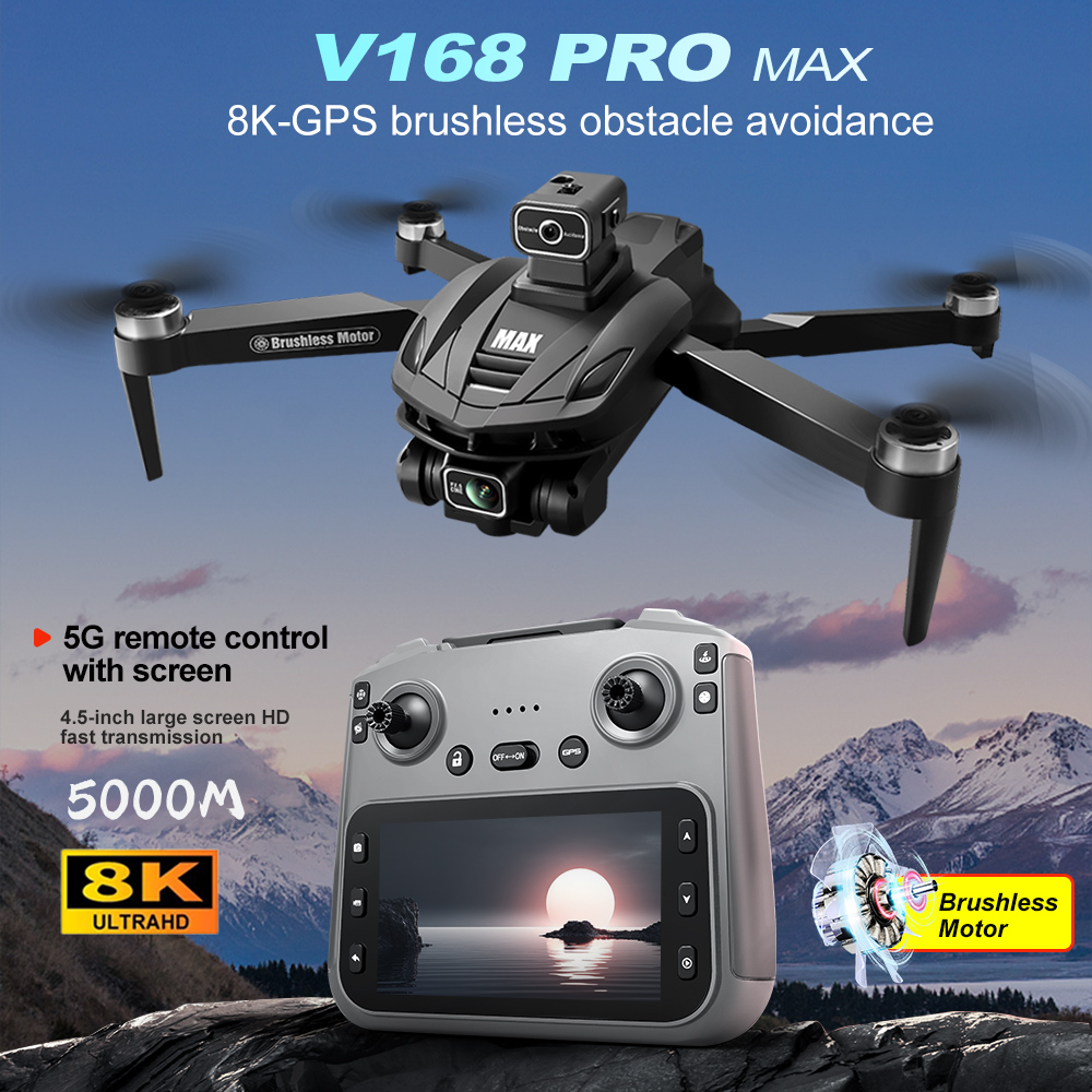 V168 PRO Max GPS Drone 8K Prof - Drone E88Pro Rc 4K review and price