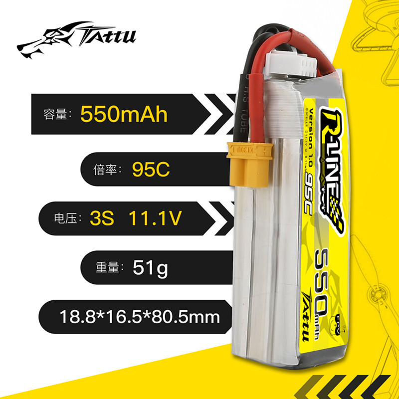 Upgrade TATTU R-LINE 1.0 550mA - Drone Zll Rc review and price