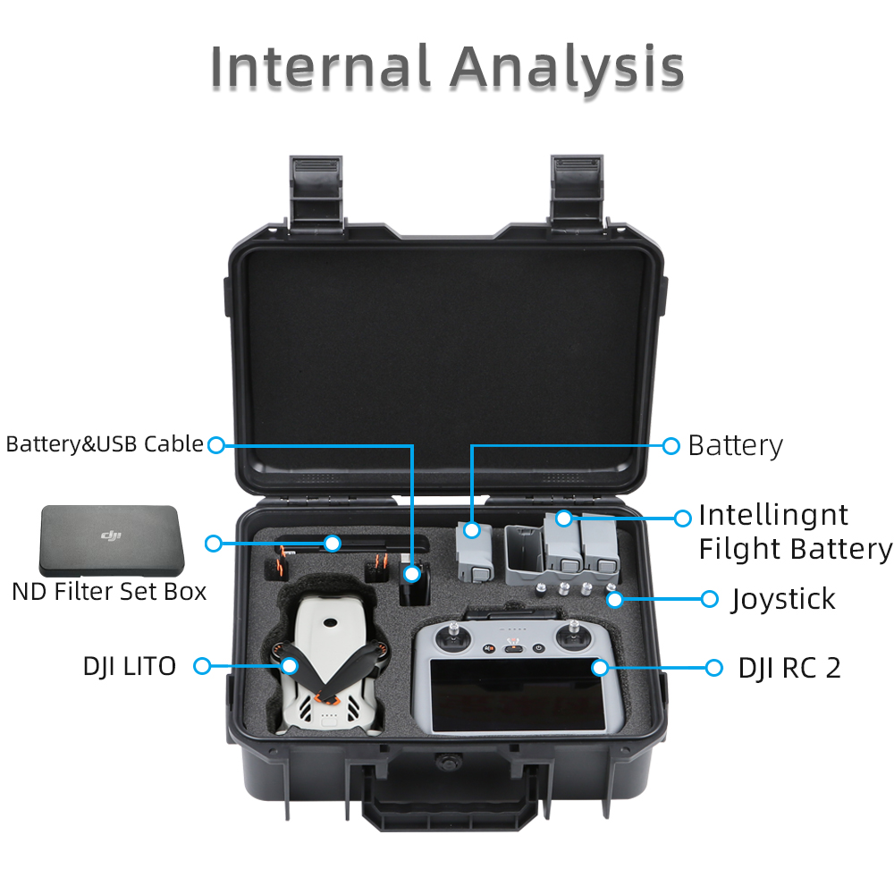For DJI LITO 1 X1 Drone Hard S - Drone Dji Rc N1 review and price
