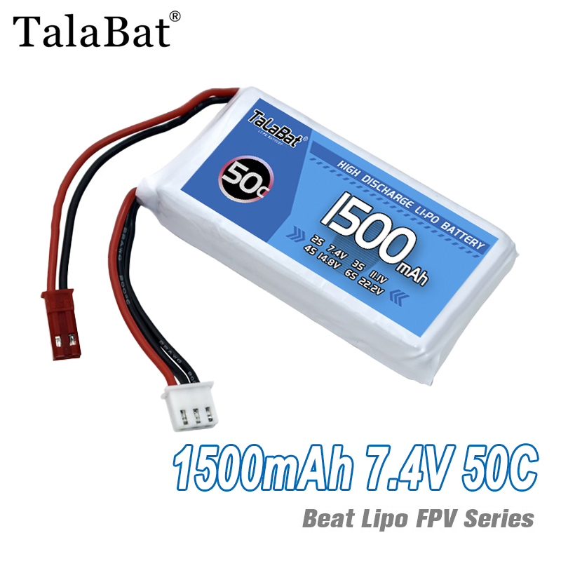 3Pcs TalaBat 50C 1500mAh 7.4V  - Drone Zll Rc review and price