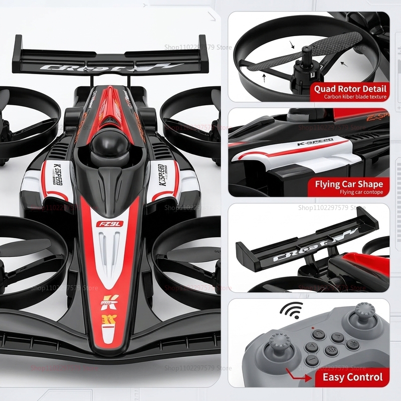 Mini RC Flying Car Transformab - Drone Rc Race review and price
