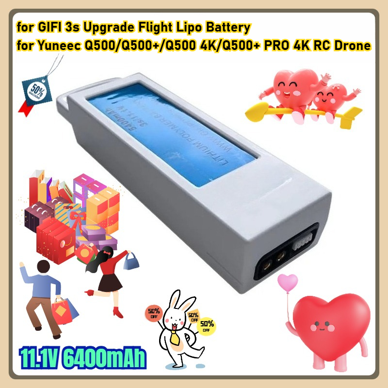 11.1V 6400mAh for GIFI 3s Upgr - Drone Zll Rc review and price